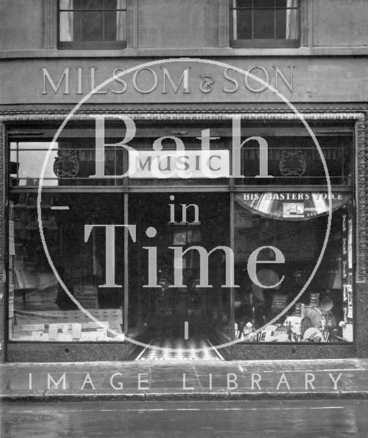 The premises of Milsom & Son, Northgate Street, Bath 1948