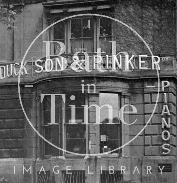 Temporary premises of Duck Son & Pinker of Bath, 1, Whiteladies Road, Clifton, Bristol 1948