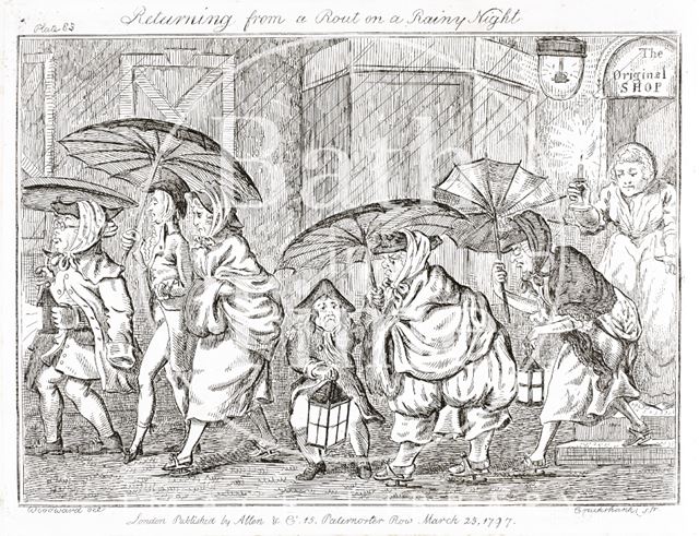 Returning from a Rout on a Rainy Night 1797