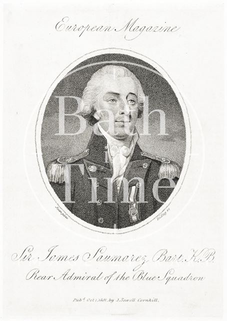 Sir James Saumarez Bart. K.B., Rear Admiral of the Blue Squadron 1801