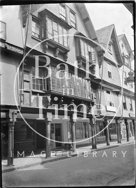 The Butterwalk, Dartmouth, Devon c.1930