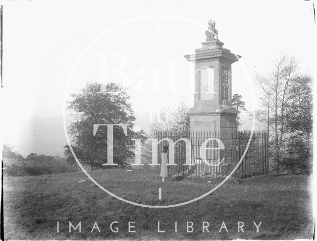 Sir Bevil Grenville's Monument, Lansdown, Bath c.1920