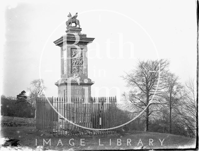 Sir Bevil Grenville's Monument, Lansdown, Bath c.1920