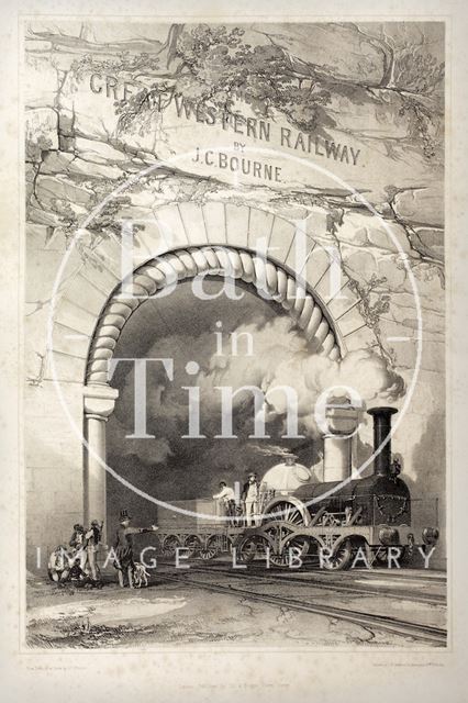 Frontispiece of the History of the Great Western Railway by J.C. Bourne 1846