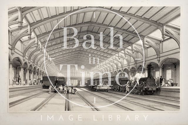 Brunel's original Bristol Station c.1840