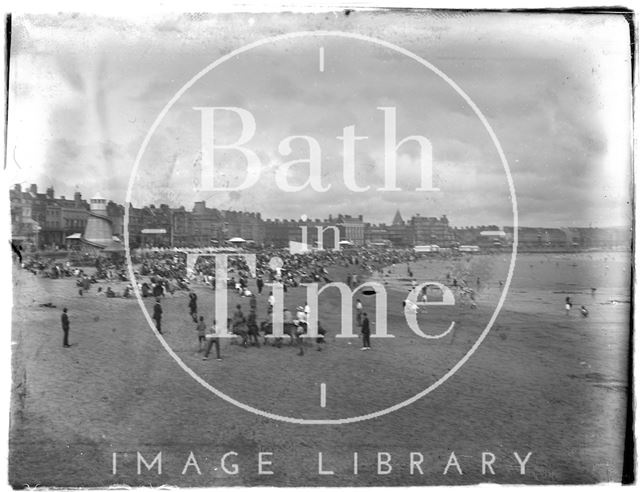 Beach entertainment at Weymouth, Dorset 1924