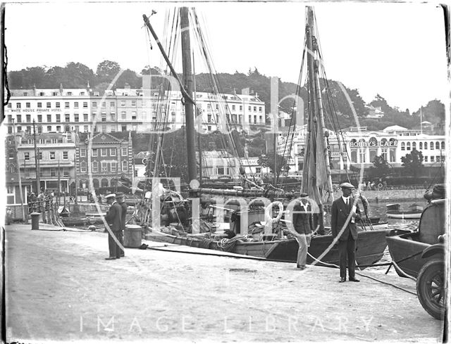 The quayside, Torquay, Devon 1930