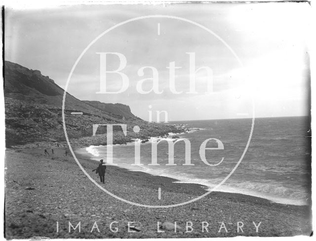 On the beach, Weymouth, Dorset 1924