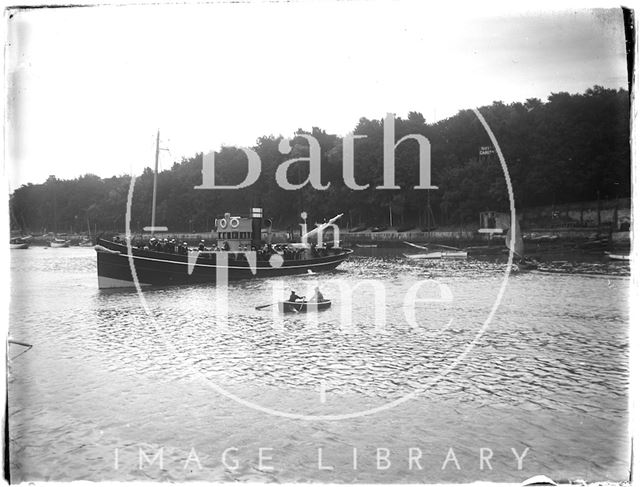 Steamship at Weymouth, Dorset 1924