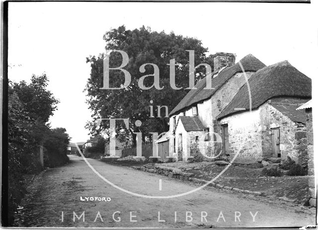 The Old Thatched House, Lydford, Dartmoor, Devon c.1906