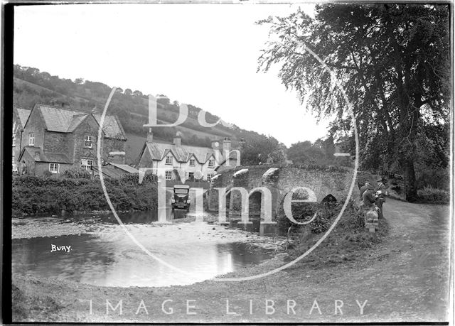 The ford at Bury near Dulverton, Exmoor 1934