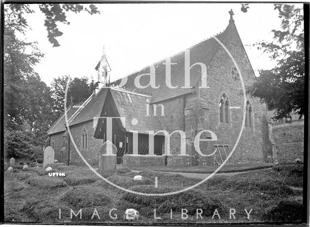 The church at Upton near Dulverton, Exmoor 1934