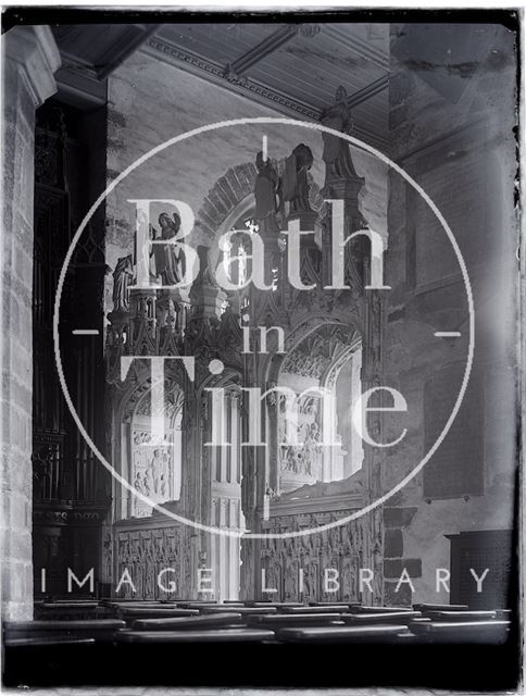 Interior of the Church of St. John, Kirkham Chantry, Paignton, Devon c.1930