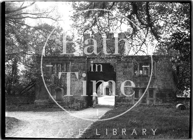 The gatehouse to Cothelstone Manor, Somerset c.1920