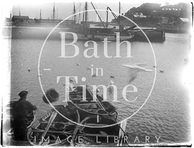 Fishing boats at Brixham/Paignton, Devon 1930