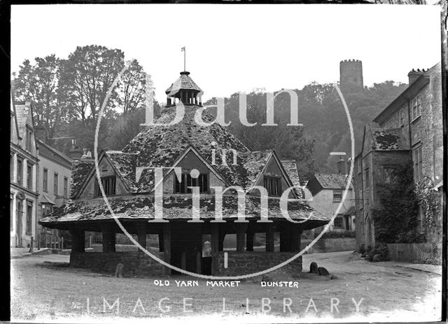 Old yarn market, Dunster near Minehead, Somerset c.1907