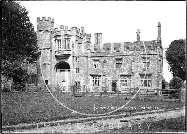 Gateway of Cluniac Montacute Priory, Somerset c.1920