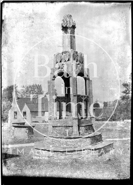 The cross at Iron Acton, Gloucestershire c.1920