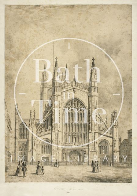 The Abbey Church, Bath c.1840