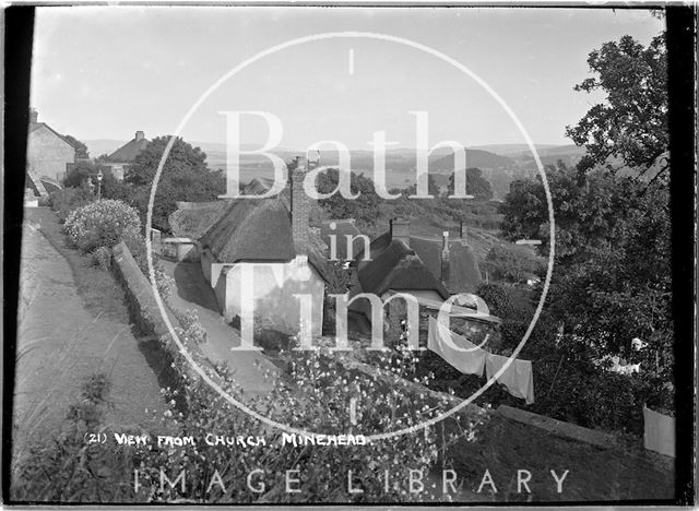 View from church, Minehead, Somerset No. 21 c.1907