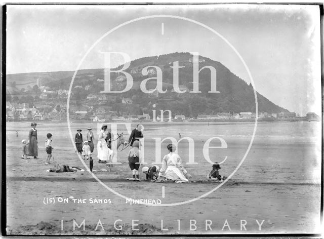 On the sands, Minehead, Somerset No. 15 c.1907