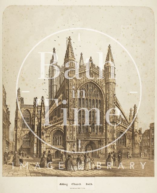 Abbey Church, Bath c.1860