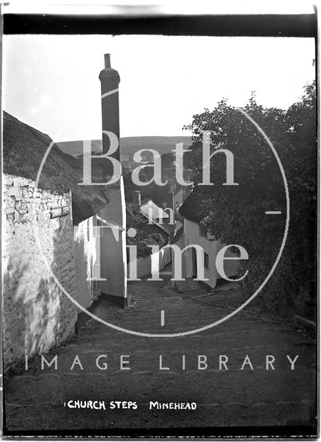 Church Steps, Minehead, Somerset c.1907