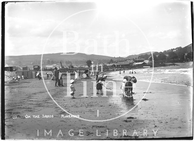 On the sands, Minehead, Somerset No. 1 c.1907