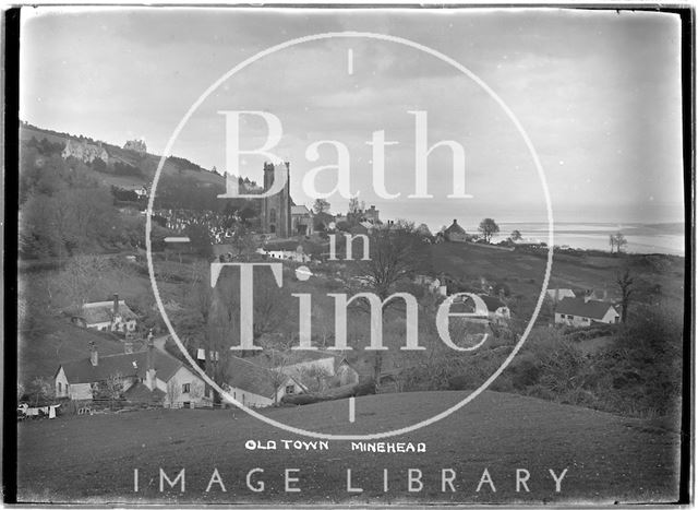 View of the Old Town, Minehead, Somerset c.1915