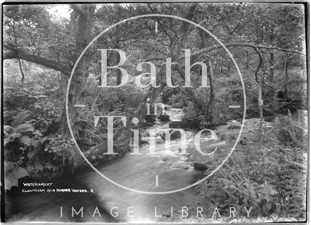 Watersmeet, Cloutsham in Horner Woods near Minehead, Somerset c.1907