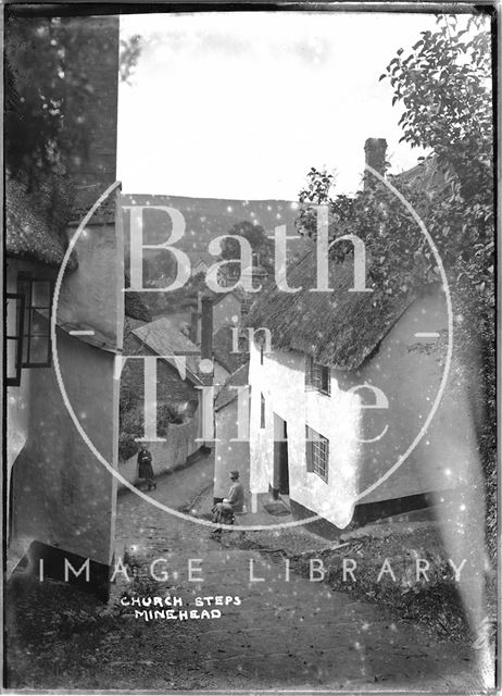 Church Steps, Minehead, Somerset c.1935