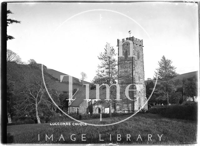 Church of St. Mary, Luccombe near Minehead, Somerset c.1907