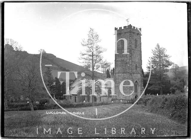 Church of St. Mary, Luccombe near Minehead, Somerset c.1907