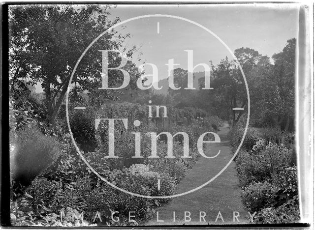 Garden in Luccombe near Minehead, Somerset c.1907