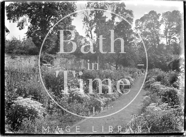 Garden in Luccombe near Minehead, Somerset c.1907