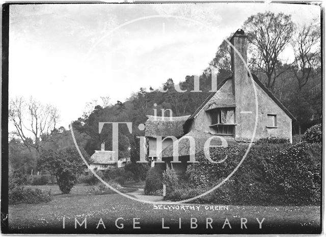 Thatched Cottage, Selworthy Green near Minehead, Somerset c.1912