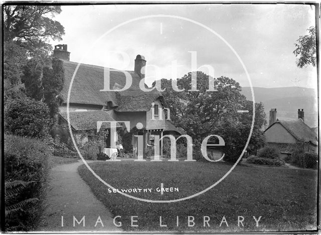 Thatched Cottage, Selworthy Green near Minehead, Somerset c.1912