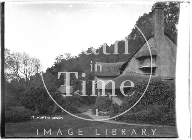 Thatched Cottage, Selworthy Green near Minehead, Somerset c.1909