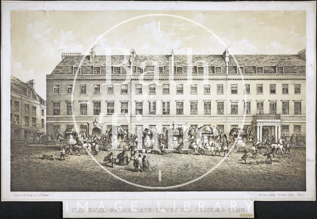 The York House, Bath in the Old Coaching Time c.1870