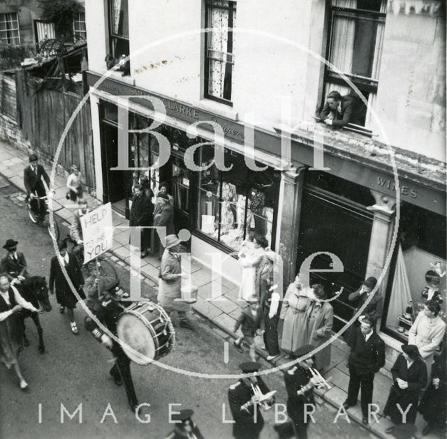 A parade in Larkhall, Bath 1952