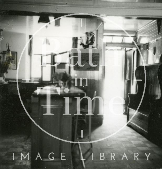 The interior of the Larkhall Inn, Bath 1950s