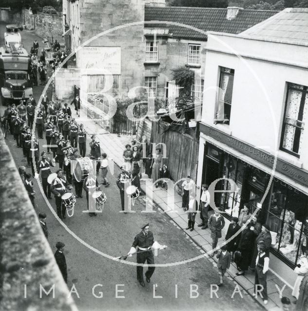 Parade in Larkhall, Bath 1952