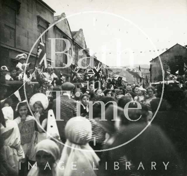 Coronation Parade, Larkhall, Bath 1953