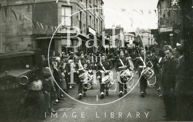 Parade in Larkhall, Bath 1950s