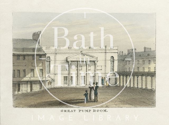 Great Pump Room, Bath c.1827