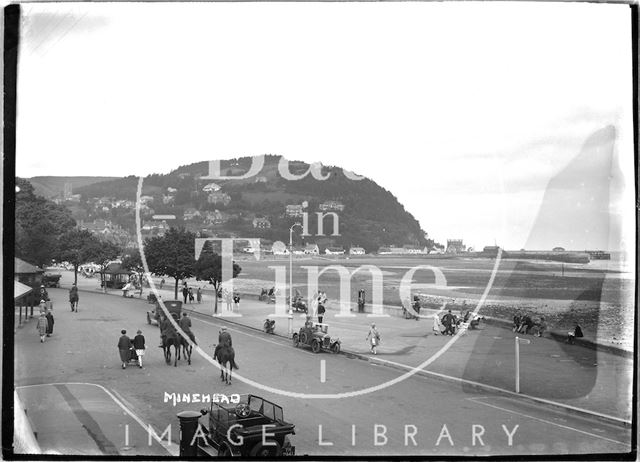 The seafront at Minehead, Somerset c.1920