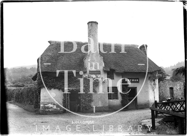 Refreshment building in Luccombe near Minehead, Somerset c.1907