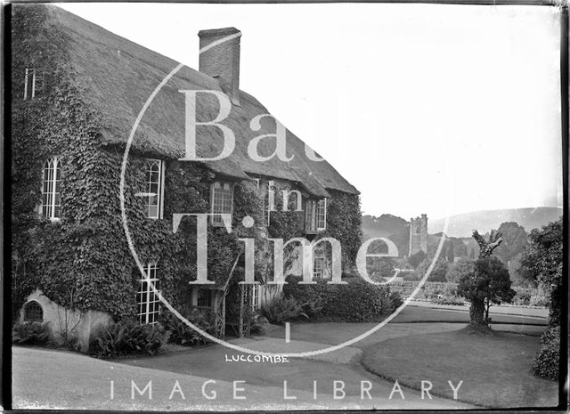 Village dwelling in Luccombe near Minehead, Somerset c.1907