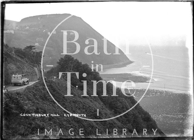 Countisbury Hill, Lynmouth, Exmoor, Devon c.1930