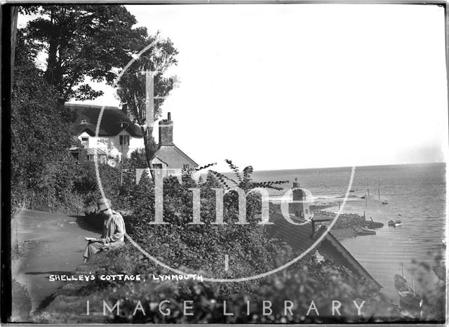 Shelley's Cottage, Lynmouth, Exmoor, Devon c.1930